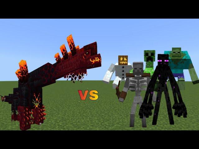 Luxtructosaurus vs Mutant Monsters | Minecraft | Mob Battle |