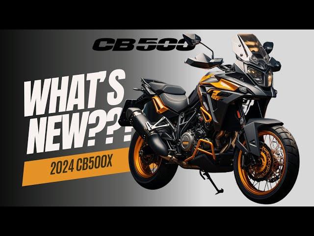 2024 Honda CB500X: What's New??? - Powerful, Agile and Features