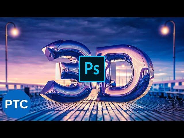 Create a REALISTIC CHROME TEXT Effect in Photoshop 3D [Easy-To-Follow Tutorial]