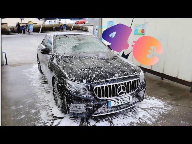 Car wash in Europe Portugal for 4€ (Portugaliyada Avtomobilni yuvish uchun atigi 4€) #carwash