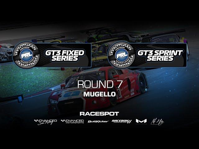 PRL GT3 Fixed & Sprint Series on iRacing | Round 7 at Mugello