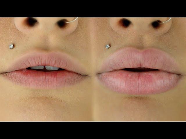 How to Get BIG HUGE Lips Without Injections Or Overlining ACTUALLY WORKS !! | BeautyByJosieK