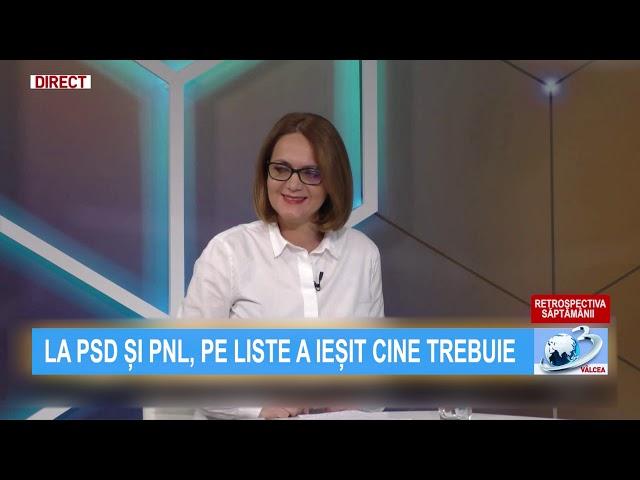 RETROSPECTIVA SĂPTĂMÂNII la Antena 3 Vâlcea - 24 octombrie 2020