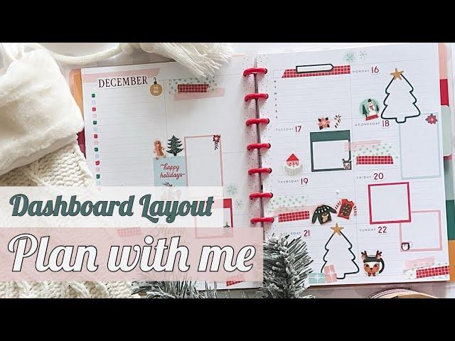 Plan With Me - Christmas - Classic Dashboard Happy Planner - Week of Dec 16-22, 2024 New Stickers!