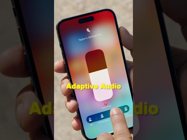 Adaptive Audio in iOS17 will be a GAME CHANGER 