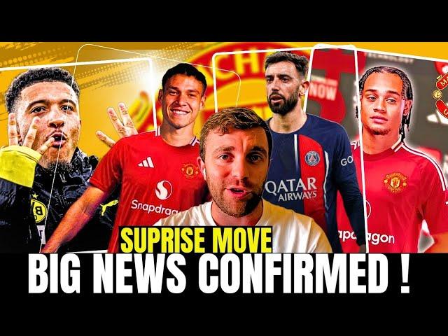 BREAKINGMan UTD TRANSFER NEWS SHAKES UPSancho&BRUNO Latest CONFIRMED #manunitednewstoday #mufc