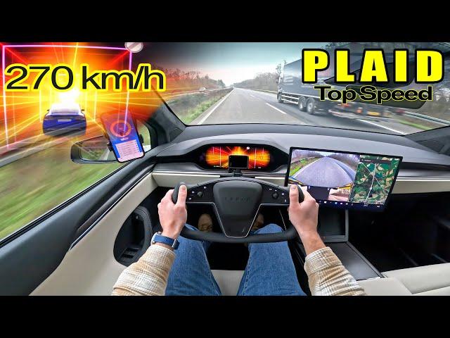 Tesla Model X PLAID 1020HP | 0-100 0-60 100-200 1/4 MILE 1/2 MILE & TOP SPEED