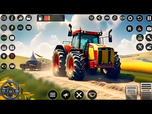 Real tractor driving simulator, Indian tractor farming game,Top 5 android game