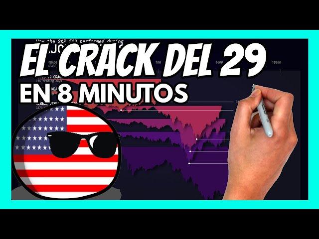  El CRACK DEL 29 y la GRAN DEPRESIÓN en 8 minutos | Todo lo que tienes que saber sobre la crisis