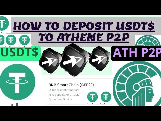 How to Deposit USDT into the ATHENE P2P app, and how to Buy ATH in the Athene p2p .