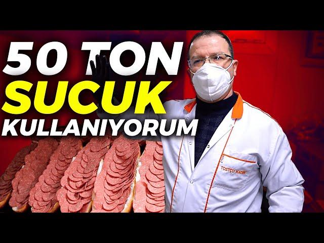 50 TON SUCUK TÜKETİYORUM | FENOMEN OLAMADIM | TURİSTLER SIRAYA GİRİYORLAR | Tostçu Kadir Gaziantep