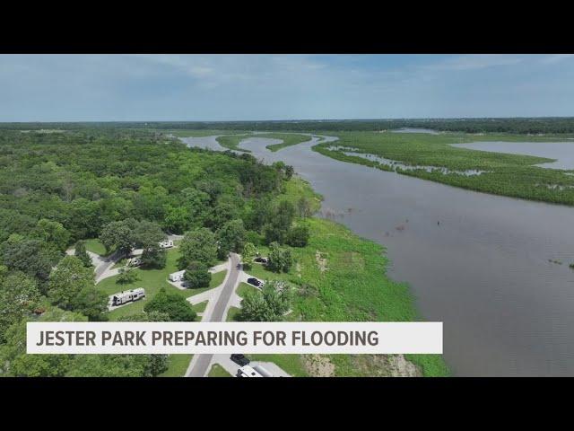 Flooding closes portions of Jester Park in Polk County
