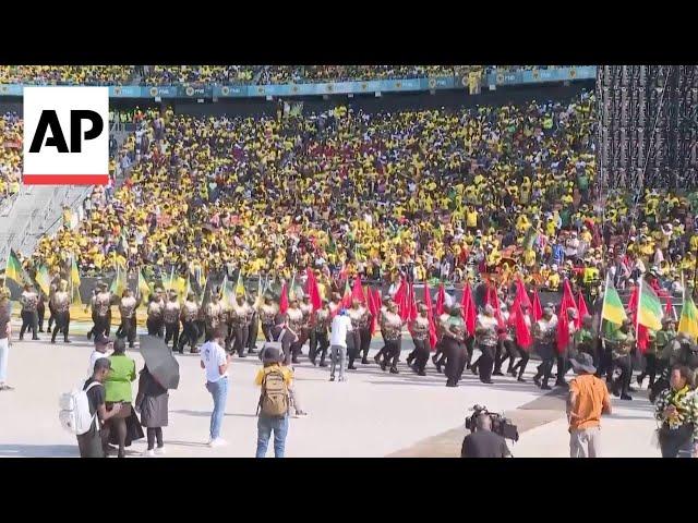 South Africa's ANC stage rally ahead of election