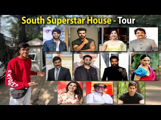 Tollywood Celebrities Houses - Tour | Prabhas, Rashmika, Allu Arjun, Chiranjeevi, Samantha House