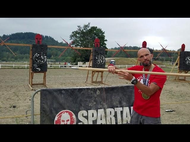 Spartan Race Spear Throw: The Secret To Landing It!