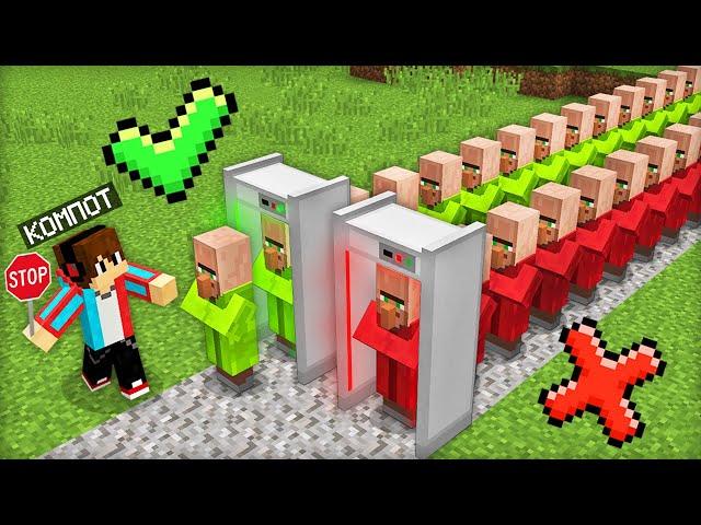 ЗАЧЕМ Я ПРОВЕРИЛ ВСЕХ ЖИТЕЛЕЙ В МАЙНКРАФТ | Компот Minecraft