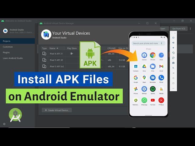 How to Install APK Files in Android Studio Emulator (3 Methods)