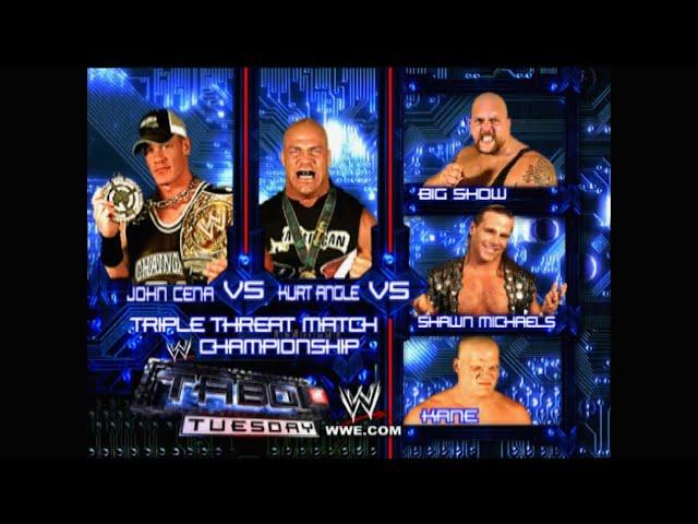 Story of John Cena vs. Kurt Angle vs. Shawn Michaels | Taboo Tuesday 2005