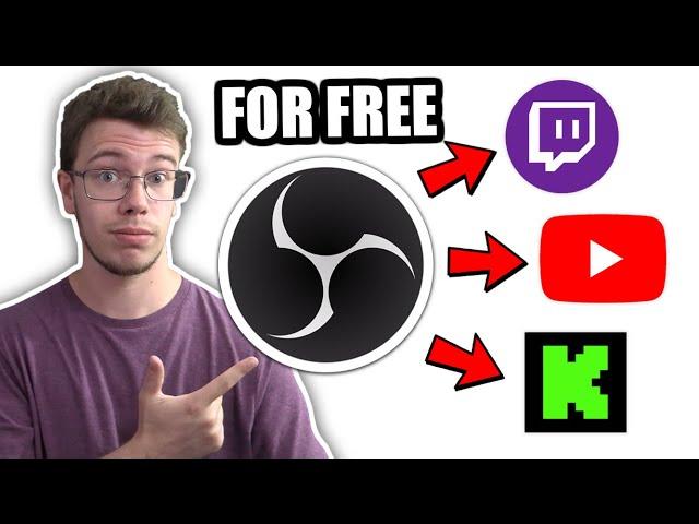 How To Multi Stream with OBS Studio (FREE)