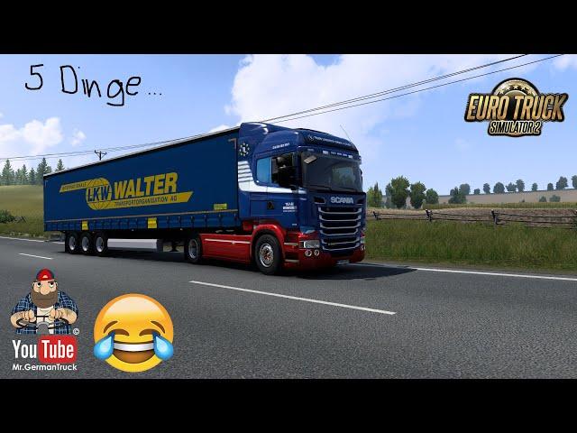 Euro Truck Simulator 2 - 5 Dinge, die ein ETS2 Fahrer nie sagen würde :D