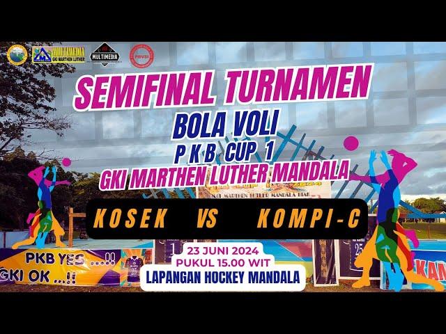 SEMIFINAL TURNAMEN BOLA VOLI PKB CUP I GKI MARTHEN LUTHER MANDALA