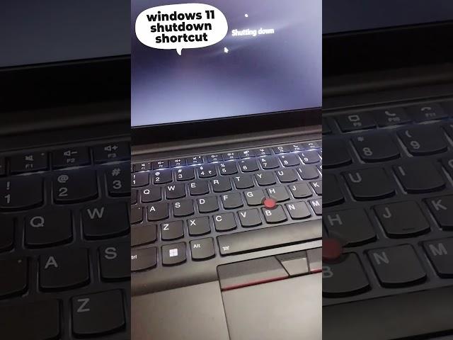 windows 11 shutdown keyboard shortcut #shorts #technology #computer