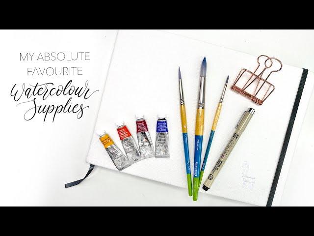 My Absolute Favourite Watercolour Supplies