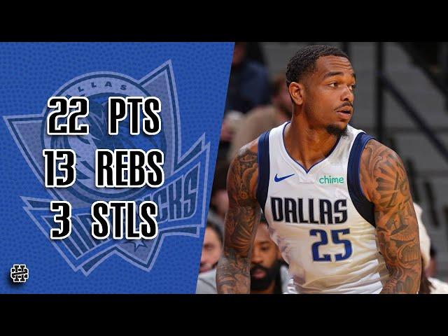 PJ Washington 22 pts 13 rebs 3 stls vs Nuggets 24/25 season