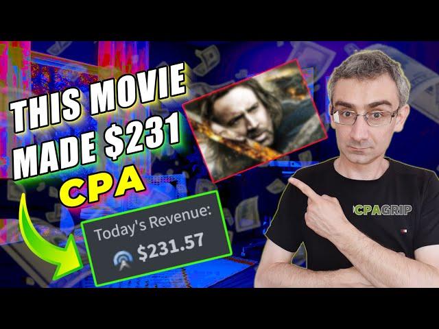 Earn $231.00 with Movie content locker and Cpa marketing, Full Tutorial! (CPAGrip Tutorial)