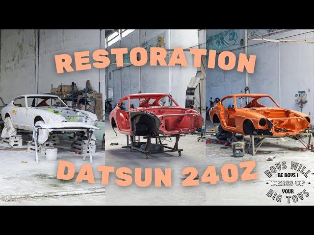 Total Repaint & Full Restoration Datsun 240z in 20 Minutes