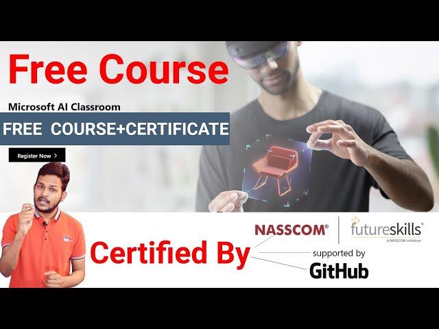 Microsoft Free Course With Certificate | Limited Time|. Certified By NASSCOM, FutureSkills, & GitHub