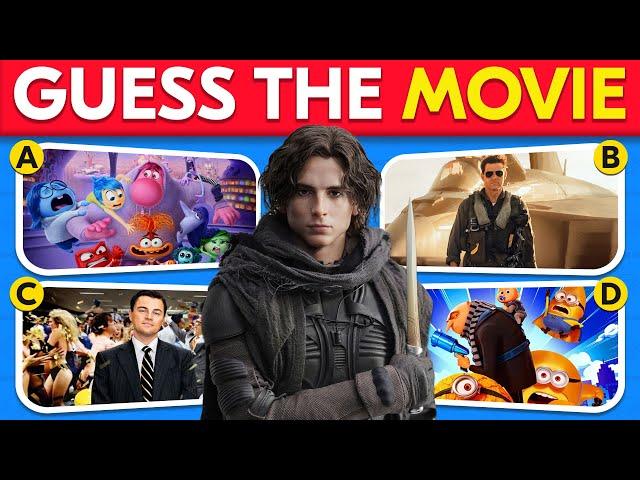 GUESS THE MOVIE BY 4 SCENES - Hard To Super Easy |  Movie Quiz