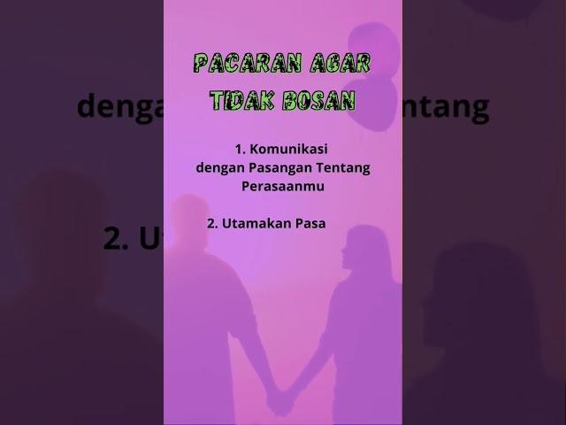 5 Cara Menjaga Hubungan #pacaran #pasangan #hubungan