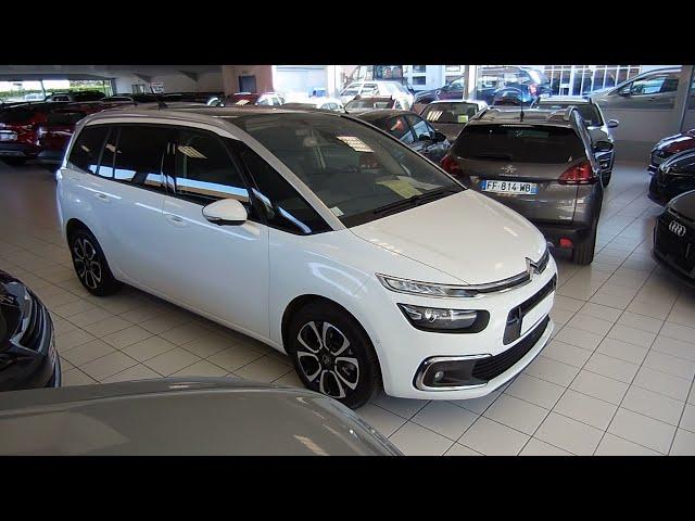 Présentation / essai statique CITROEN GRAND C4 SPACETOURER 2.0 BLUEHDI 160 CH EAT8 SHINE 7 PLACES