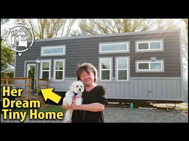 Retired and living affordably in a tiny house of her dreams