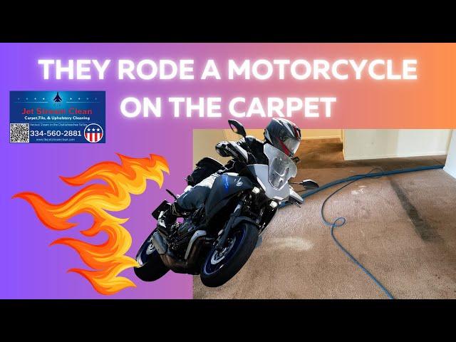 INSANE Motorcycle Disaster! Watch Jet Stream Clean Revive Destroyed Carpet! #ColumbusGA