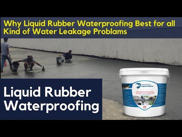 Best Water Proofing Material in India for Roof, Toilet, Balcony, Bathroom, Terrace - Liquid Rubber