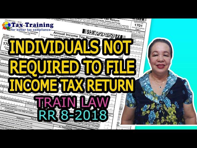 Individuals Not Required To File Income Tax Return