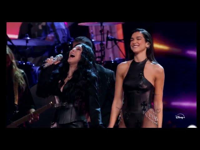 Cher Dua Lipa Believe Rock Hall 2024 Performance