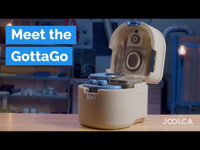 Meet the Joolca GottaGo | Modular separating portable toilet - Chemical | Bag | Composting