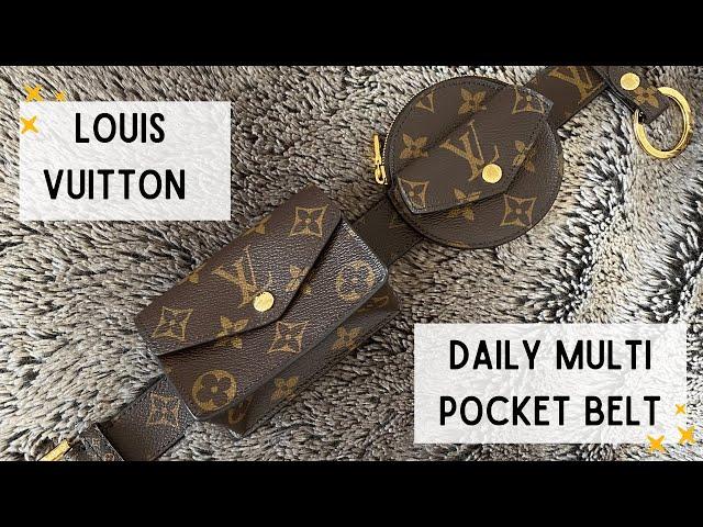 LOUIS VUITTON DAILY MULTI POCKET BELT 30MM | Michelle Orgeta