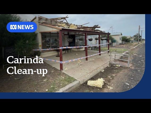 Calls for disaster declaration following wild storm in Carinda, northern NSW | ABC News