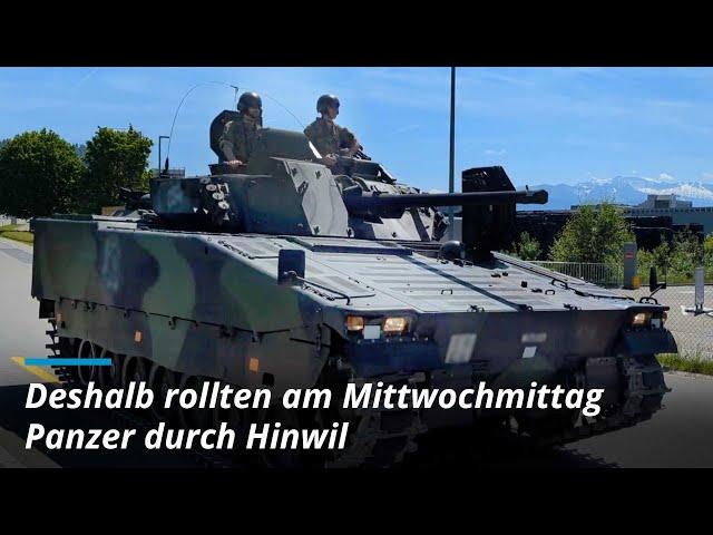 Deshalb rollten am Mittwochmittag Panzer durch Hinwil