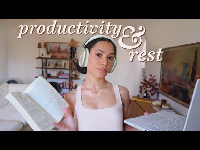 Balancing Productivity & Rest ~ a rest and reset vlog