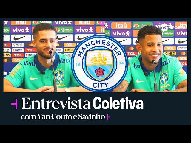 YAN COUTO E SAVINHO REVELAM POSSIBILIDADE DE JOGAR NO MANCHESTER CITY | COLETIVA SELEÇÃO BRASILEIRA