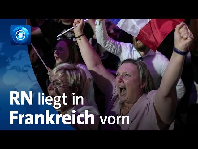 Frankreich-Wahl: Rechtsnationale von Le Pen in erster Runde vorne