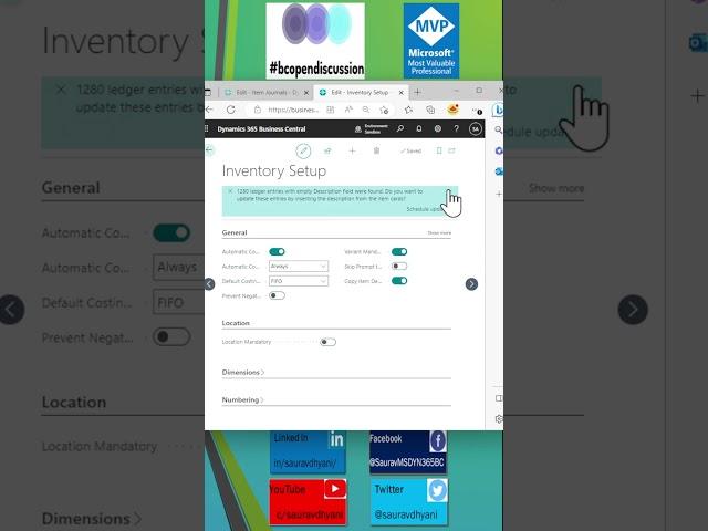 How to Fix Missing Descriptions in Item Ledger Entries in #msdyn365bc