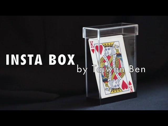 Insta Box by Taiwan Ben Appearing Card DiFatta Magic Trick