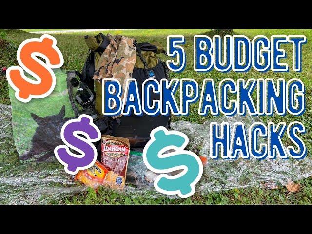 $5 Ultralight Backpacking Hacks!