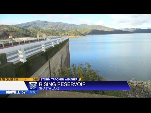 Holiday rain helps fill Lake Shasta